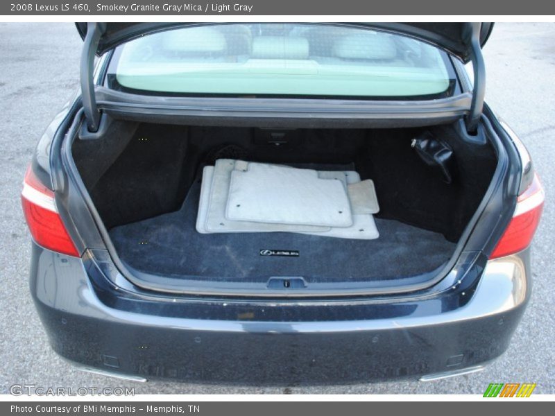 Smokey Granite Gray Mica / Light Gray 2008 Lexus LS 460
