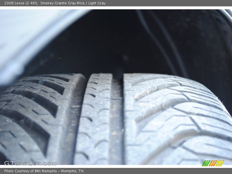 Smokey Granite Gray Mica / Light Gray 2008 Lexus LS 460