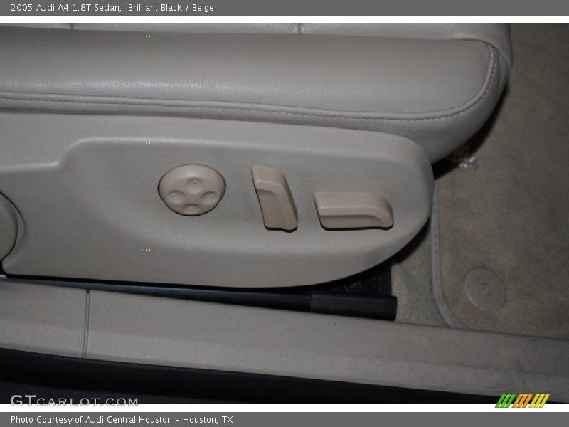 Brilliant Black / Beige 2005 Audi A4 1.8T Sedan
