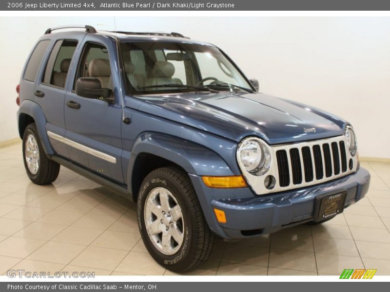 Atlantic Blue Pearl / Dark Khaki/Light Graystone 2006 Jeep Liberty Limited 4x4