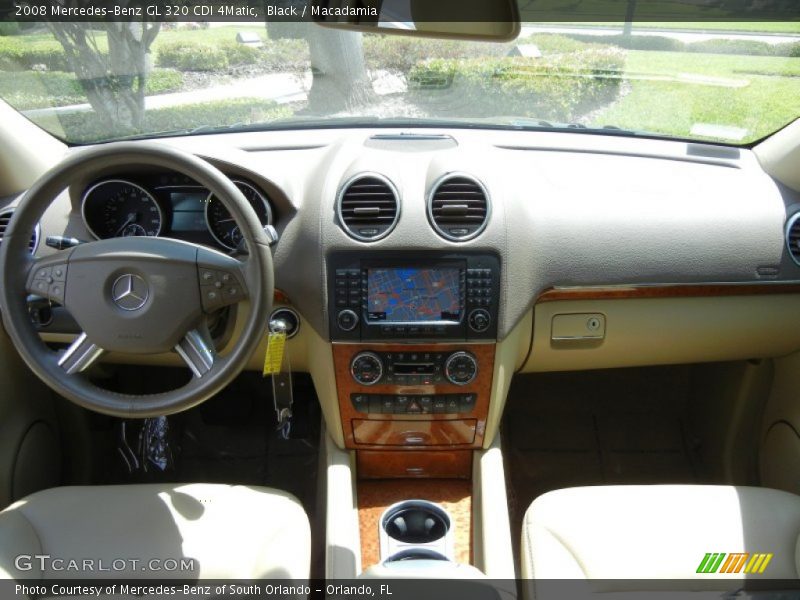 Black / Macadamia 2008 Mercedes-Benz GL 320 CDI 4Matic