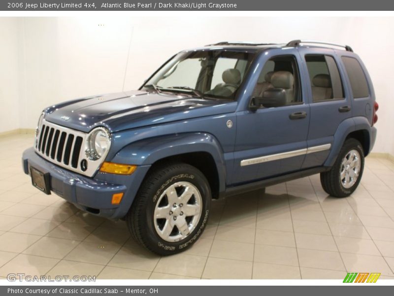 Atlantic Blue Pearl / Dark Khaki/Light Graystone 2006 Jeep Liberty Limited 4x4