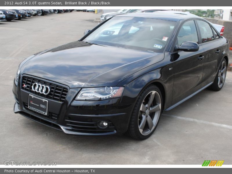 Brilliant Black / Black/Black 2012 Audi S4 3.0T quattro Sedan