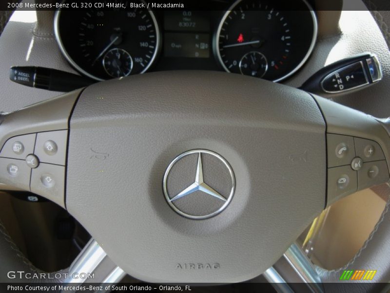 Black / Macadamia 2008 Mercedes-Benz GL 320 CDI 4Matic