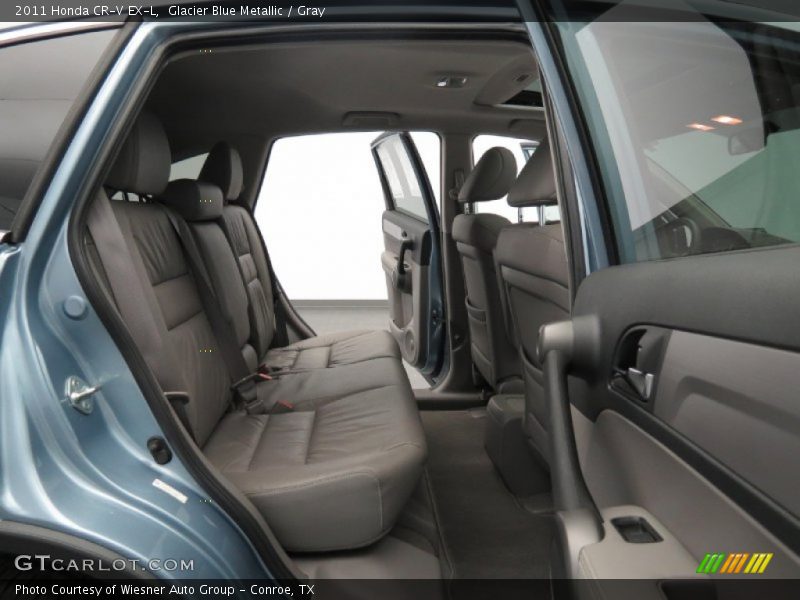 Glacier Blue Metallic / Gray 2011 Honda CR-V EX-L