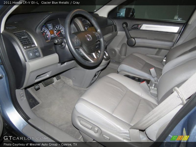  2011 CR-V EX-L Gray Interior