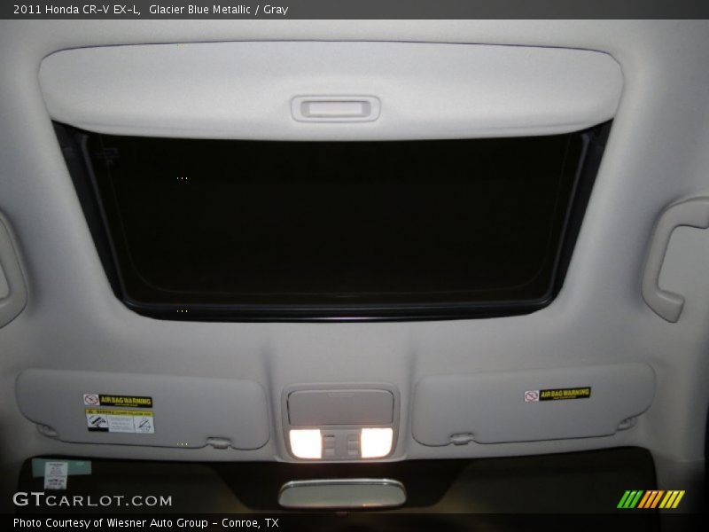 Glacier Blue Metallic / Gray 2011 Honda CR-V EX-L