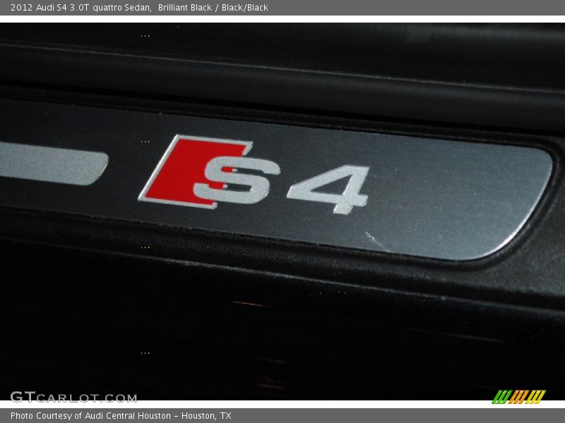 Brilliant Black / Black/Black 2012 Audi S4 3.0T quattro Sedan