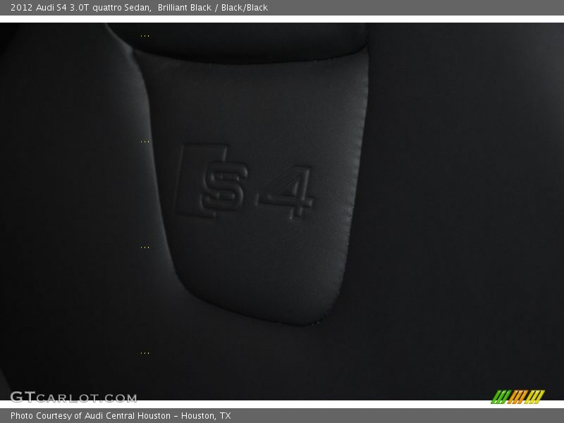 Brilliant Black / Black/Black 2012 Audi S4 3.0T quattro Sedan