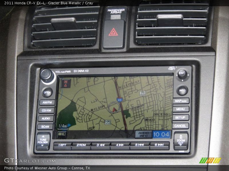 Navigation of 2011 CR-V EX-L