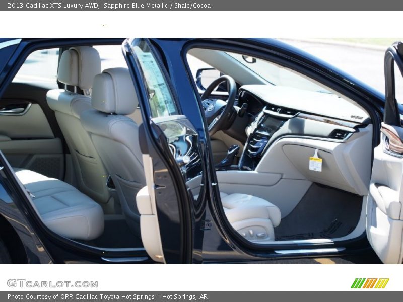 Sapphire Blue Metallic / Shale/Cocoa 2013 Cadillac XTS Luxury AWD