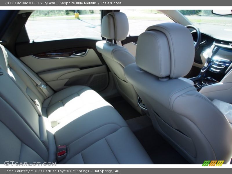Sapphire Blue Metallic / Shale/Cocoa 2013 Cadillac XTS Luxury AWD