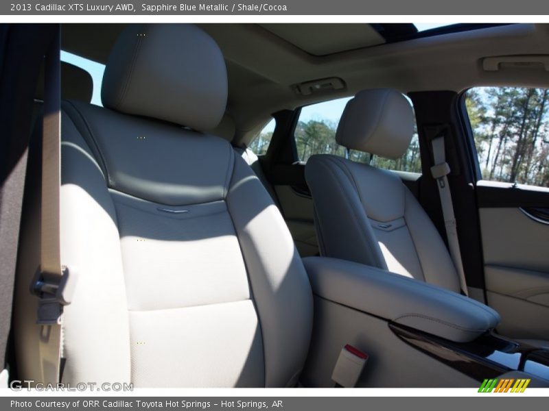 Sapphire Blue Metallic / Shale/Cocoa 2013 Cadillac XTS Luxury AWD