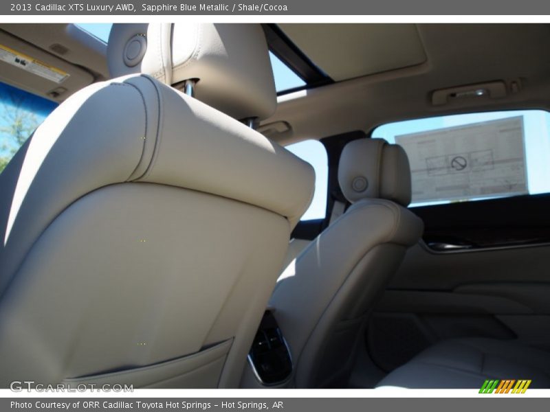 Sapphire Blue Metallic / Shale/Cocoa 2013 Cadillac XTS Luxury AWD