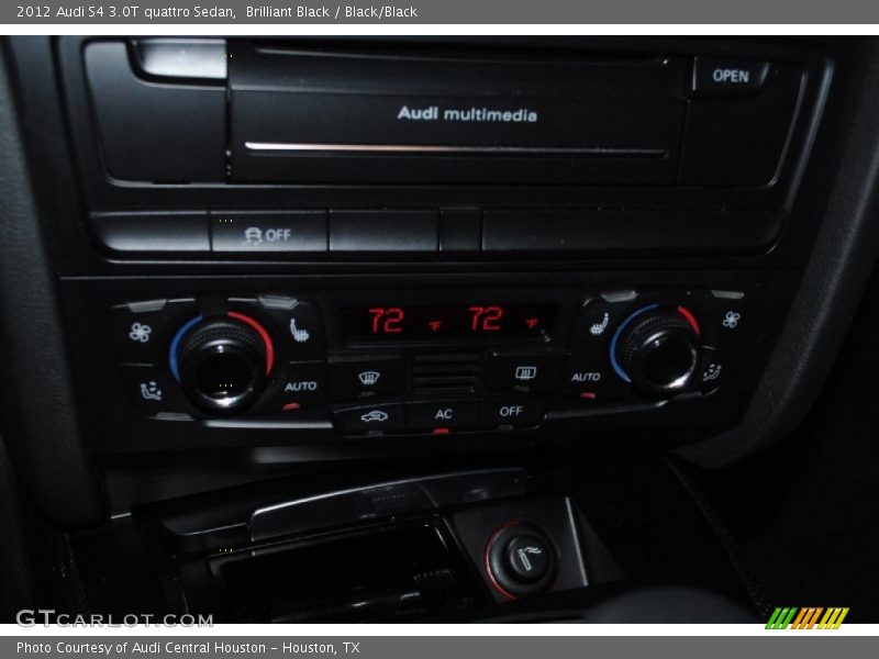 Brilliant Black / Black/Black 2012 Audi S4 3.0T quattro Sedan