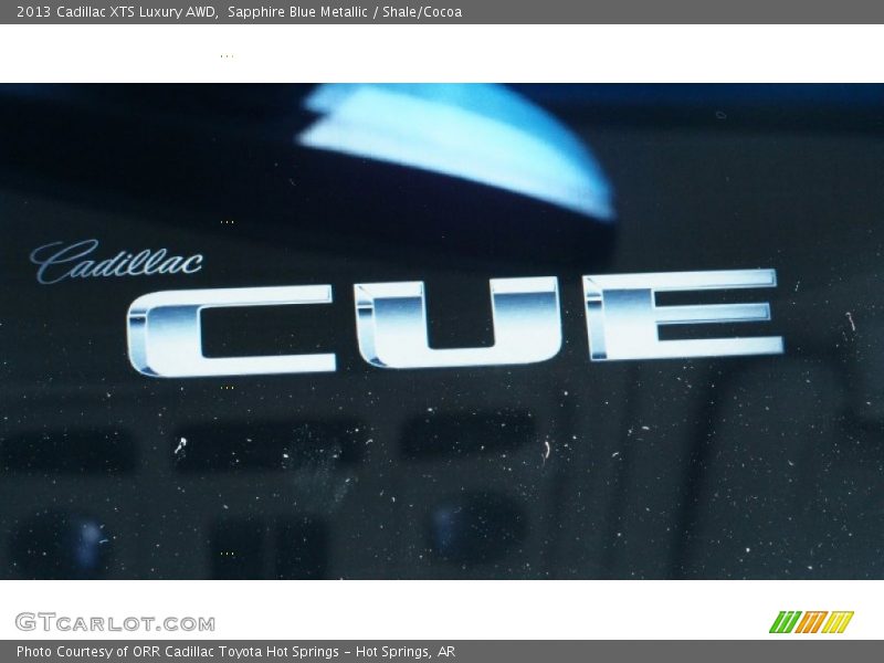 Sapphire Blue Metallic / Shale/Cocoa 2013 Cadillac XTS Luxury AWD