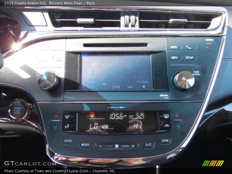 Blizzard White Pearl / Black 2013 Toyota Avalon XLE