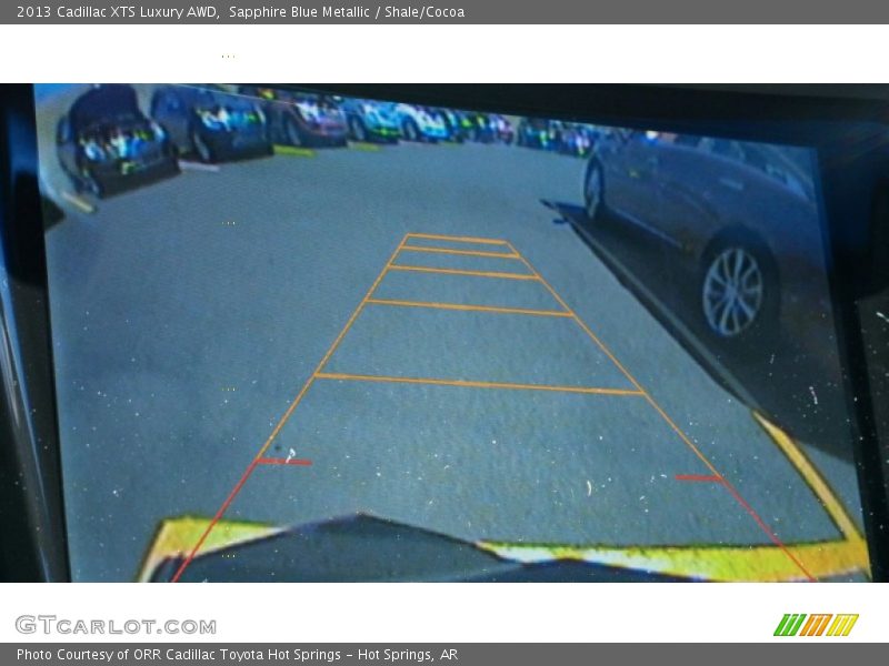 Sapphire Blue Metallic / Shale/Cocoa 2013 Cadillac XTS Luxury AWD