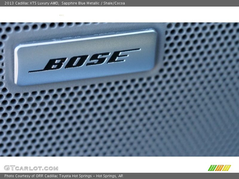 Sapphire Blue Metallic / Shale/Cocoa 2013 Cadillac XTS Luxury AWD