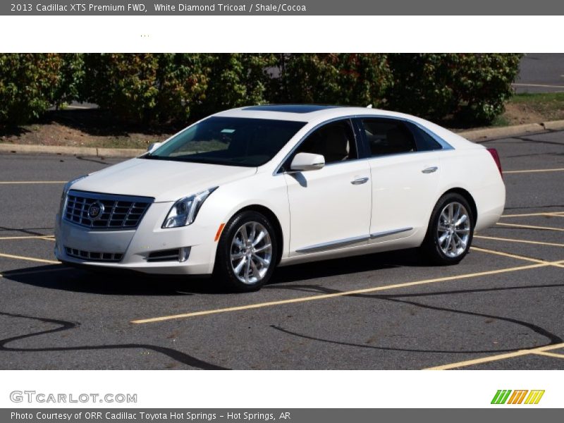 White Diamond Tricoat / Shale/Cocoa 2013 Cadillac XTS Premium FWD