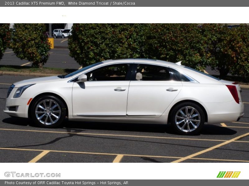 White Diamond Tricoat / Shale/Cocoa 2013 Cadillac XTS Premium FWD