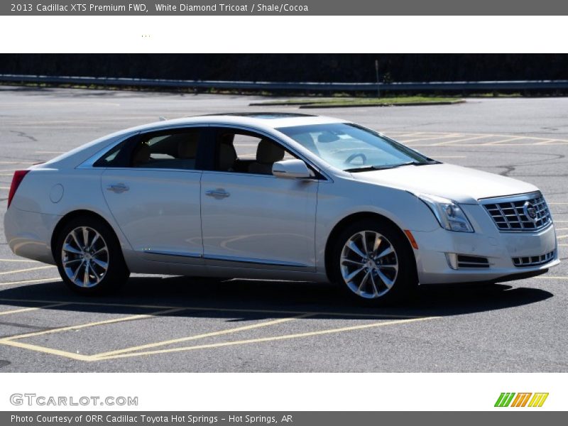 White Diamond Tricoat / Shale/Cocoa 2013 Cadillac XTS Premium FWD