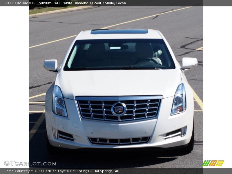 White Diamond Tricoat / Shale/Cocoa 2013 Cadillac XTS Premium FWD