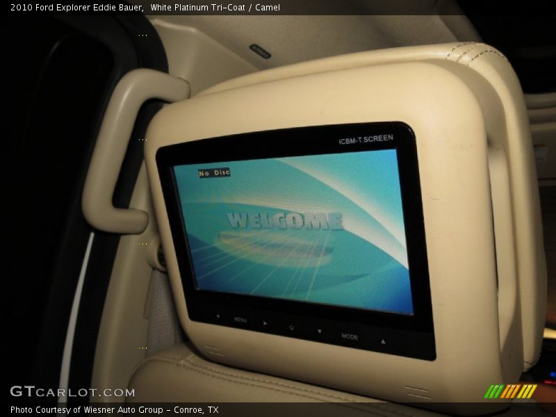 White Platinum Tri-Coat / Camel 2010 Ford Explorer Eddie Bauer