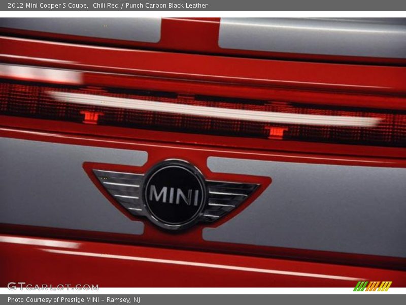 Chili Red / Punch Carbon Black Leather 2012 Mini Cooper S Coupe
