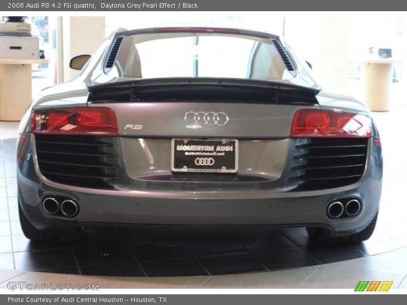 Daytona Grey Pearl Effect / Black 2008 Audi R8 4.2 FSI quattro