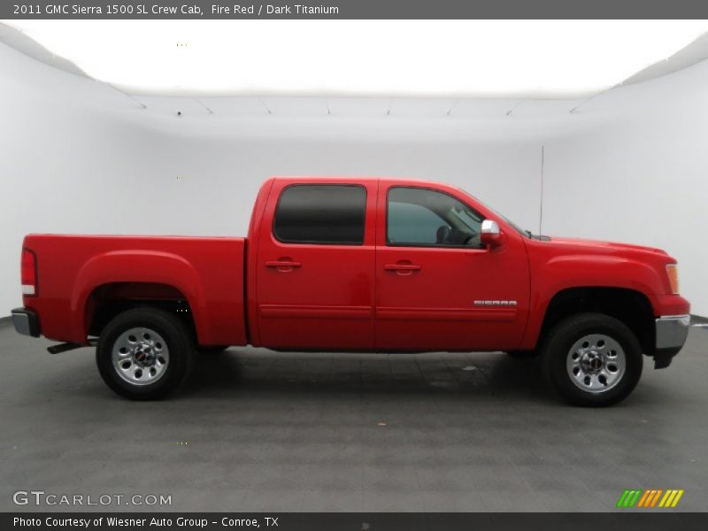 Fire Red / Dark Titanium 2011 GMC Sierra 1500 SL Crew Cab
