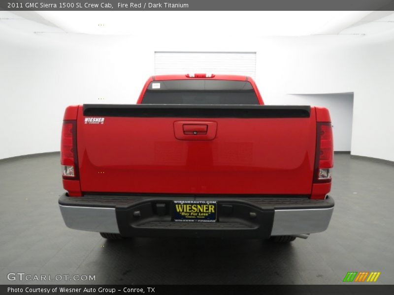 Fire Red / Dark Titanium 2011 GMC Sierra 1500 SL Crew Cab