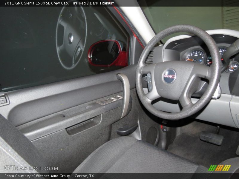 Fire Red / Dark Titanium 2011 GMC Sierra 1500 SL Crew Cab