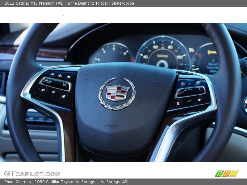 White Diamond Tricoat / Shale/Cocoa 2013 Cadillac XTS Premium FWD