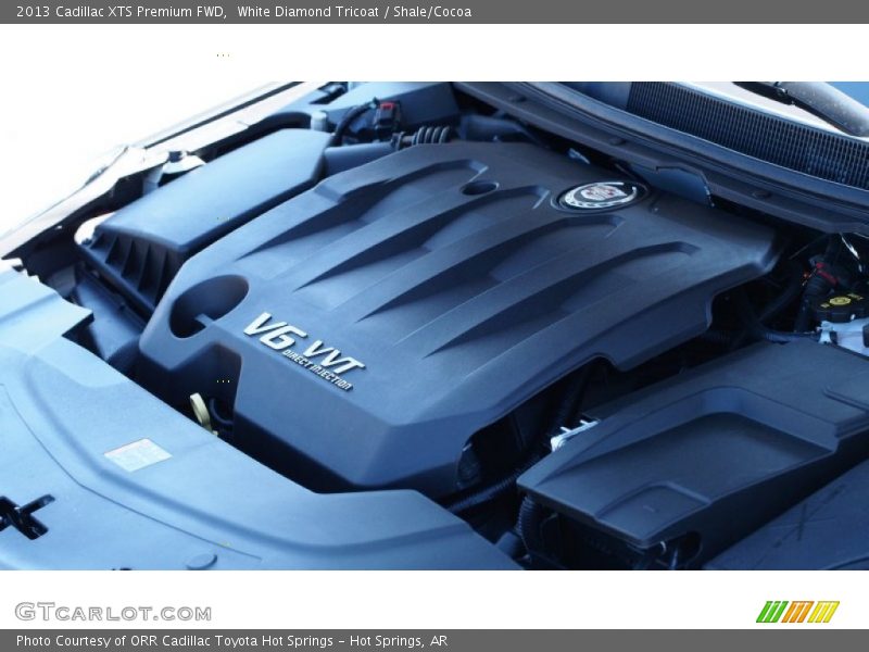 White Diamond Tricoat / Shale/Cocoa 2013 Cadillac XTS Premium FWD