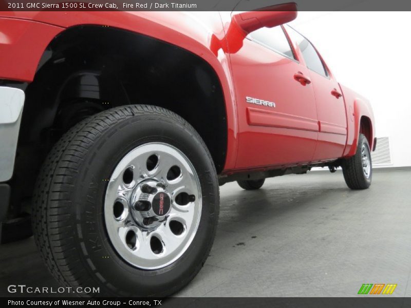 Fire Red / Dark Titanium 2011 GMC Sierra 1500 SL Crew Cab