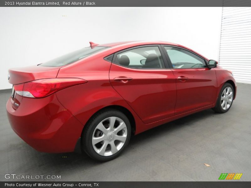 Red Allure / Black 2013 Hyundai Elantra Limited