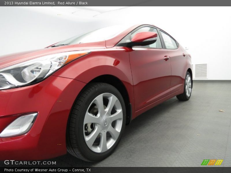 Red Allure / Black 2013 Hyundai Elantra Limited