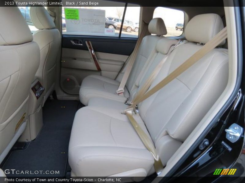 Black / Sand Beige 2013 Toyota Highlander Limited