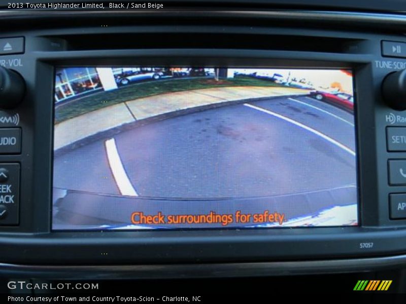 Black / Sand Beige 2013 Toyota Highlander Limited