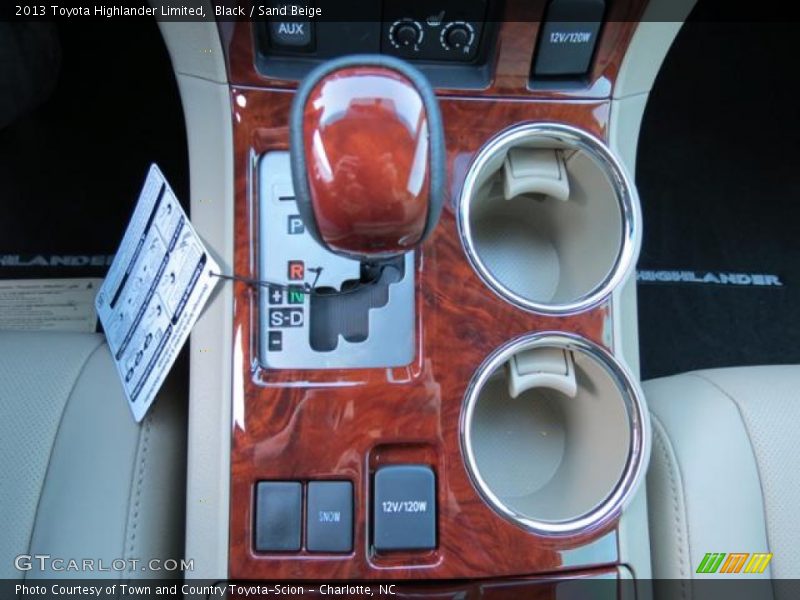 Black / Sand Beige 2013 Toyota Highlander Limited