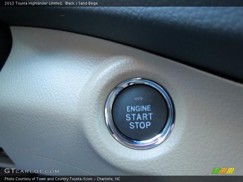 Black / Sand Beige 2013 Toyota Highlander Limited