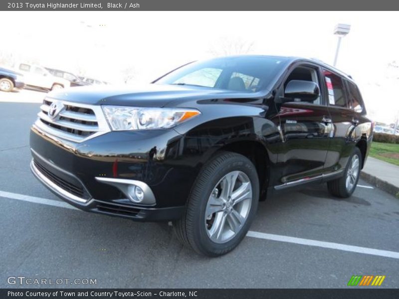 Black / Ash 2013 Toyota Highlander Limited