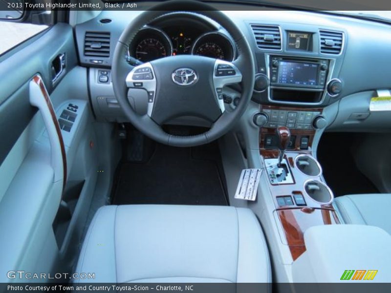 Black / Ash 2013 Toyota Highlander Limited