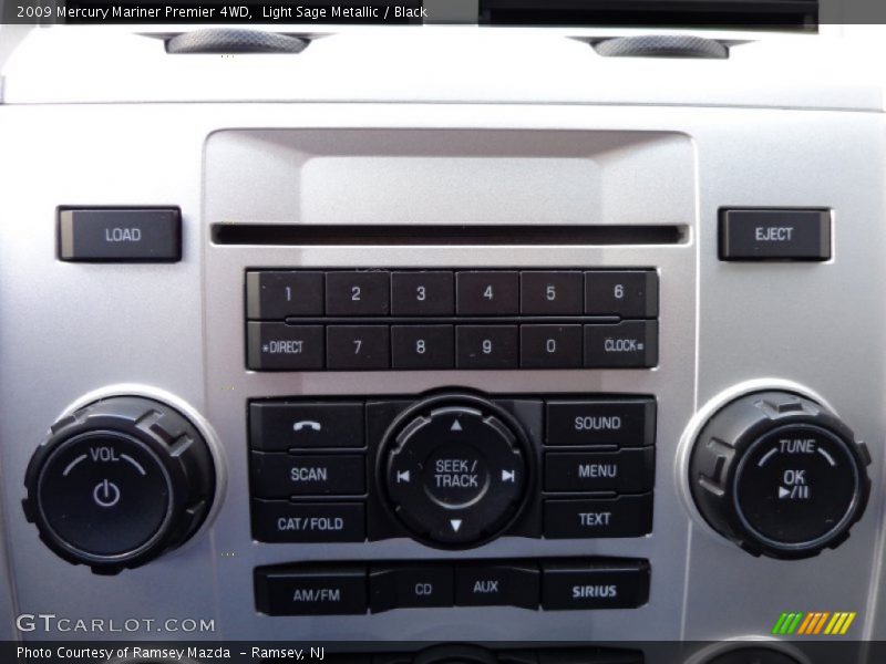Controls of 2009 Mariner Premier 4WD