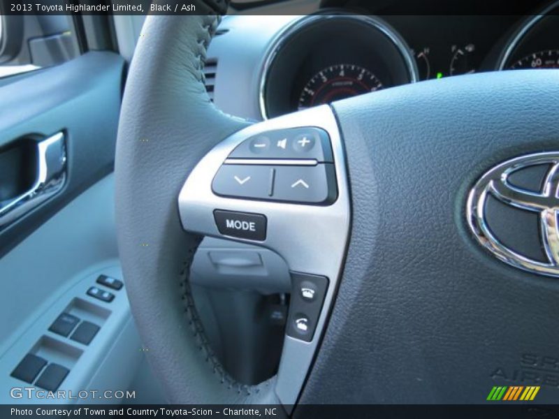 Black / Ash 2013 Toyota Highlander Limited