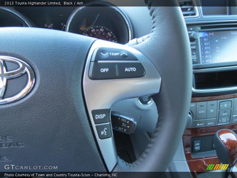 Black / Ash 2013 Toyota Highlander Limited
