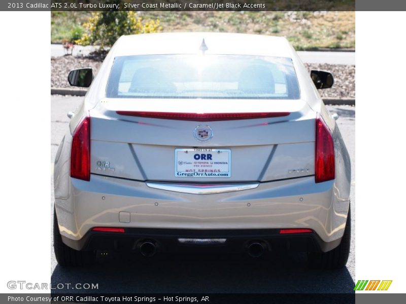 Silver Coast Metallic / Caramel/Jet Black Accents 2013 Cadillac ATS 2.0L Turbo Luxury