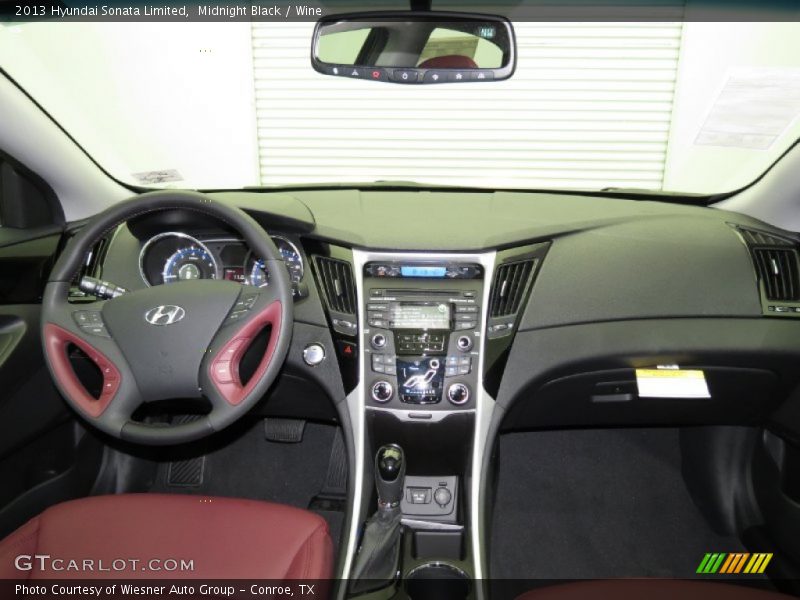 Dashboard of 2013 Sonata Limited