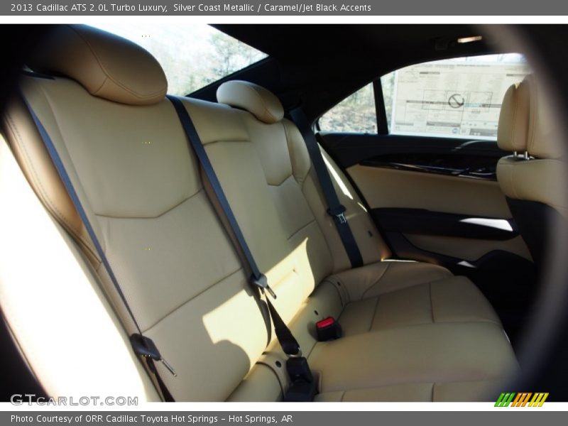 Silver Coast Metallic / Caramel/Jet Black Accents 2013 Cadillac ATS 2.0L Turbo Luxury